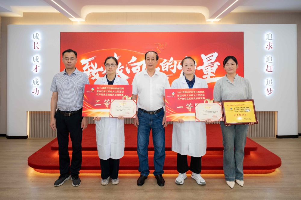 喜報(bào)！公司員工王瀟婷、曹小燕分獲市農(nóng)產(chǎn)品食品檢測(cè)員技能競(jìng)賽冠季軍！